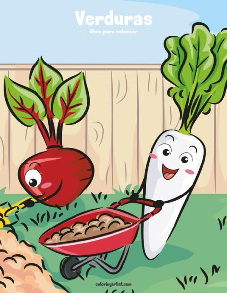 Verduras Libro Para Colorear 1