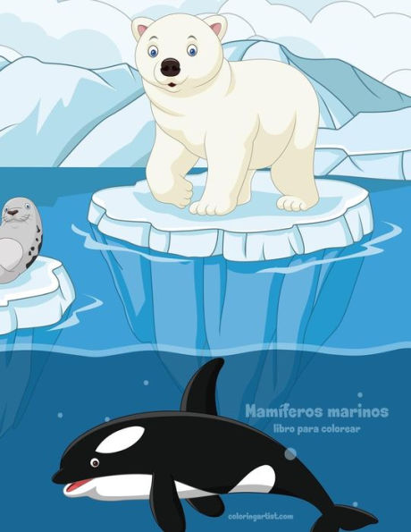 Mamíferos Marinos Libro Para Colorear 1