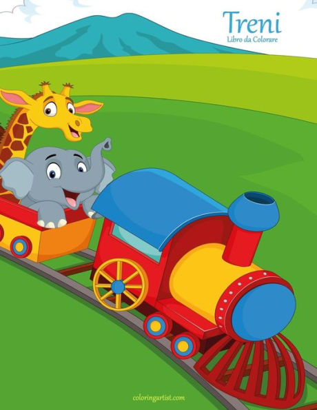 Treni Libro Da Colorare 1
