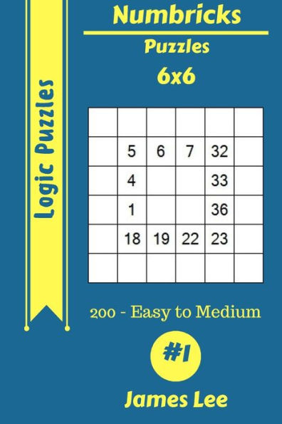 Numbricks Puzzles - 200 Easy To Medium 6X6