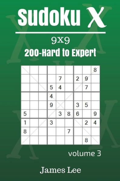 Sudoku X Puzzles - Hard To Expert 200