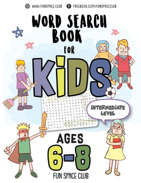 Word Search Books For Kids 6-8 : Circle A Word Puzzle Books Word Search For Kids Ages 6-8 Grade Level 2 - 4