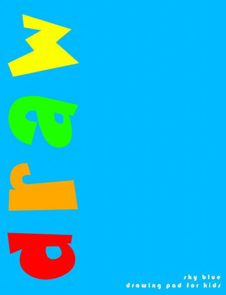 Sky Blue Drawing Pad For Kids