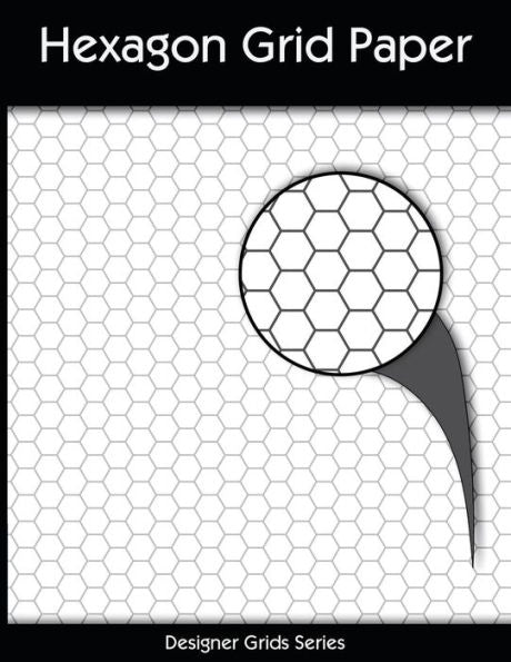 Hexagon Grid Paper (Designer Grids Series)
