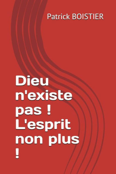 Dieu n'existe pas ! L'esprit non plus ! (French Edition)