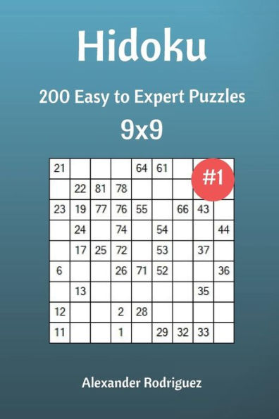 Hidoku Puzzles - 200 Easy to Expert 9x9 vol. 1