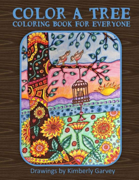 Color a Tree: Coloring Book For Everyone