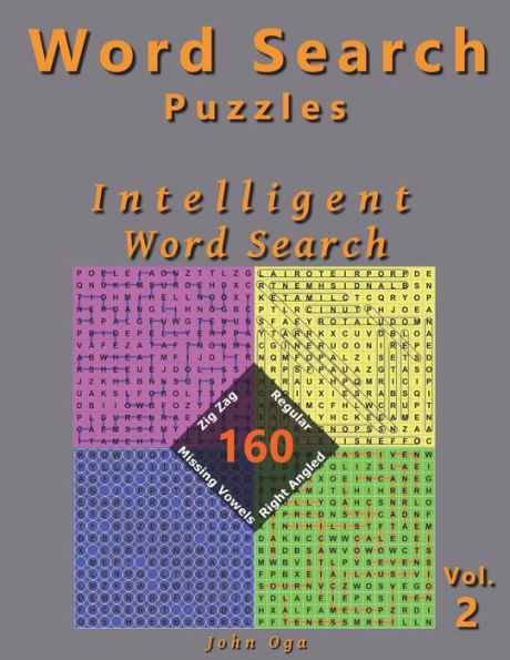 Word Search Puzzles : Intelligent Word Search, 160 Puzzles