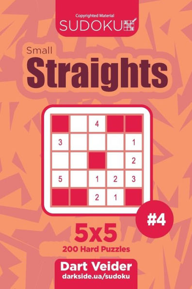 Sudoku Small Straights - 200 Hard Puzzles 5X5