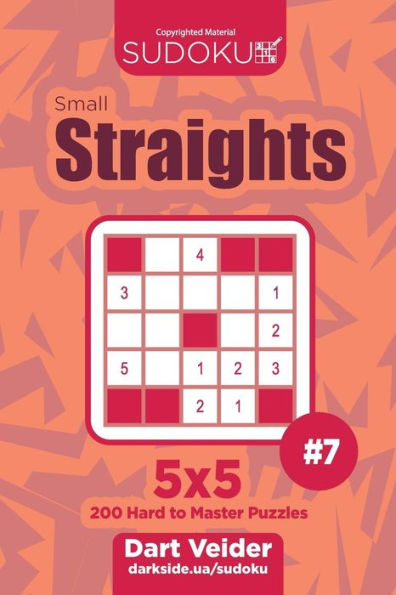 Sudoku Small Straights - 200 Hard To Master Puzzles 5X5