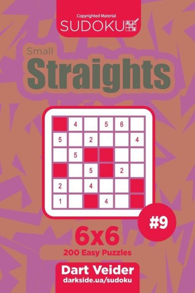Sudoku Small Straights - 200 Easy Puzzles 6X6