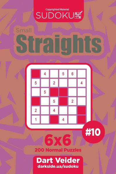 Sudoku Small Straights - 200 Normal Puzzles 6X6
