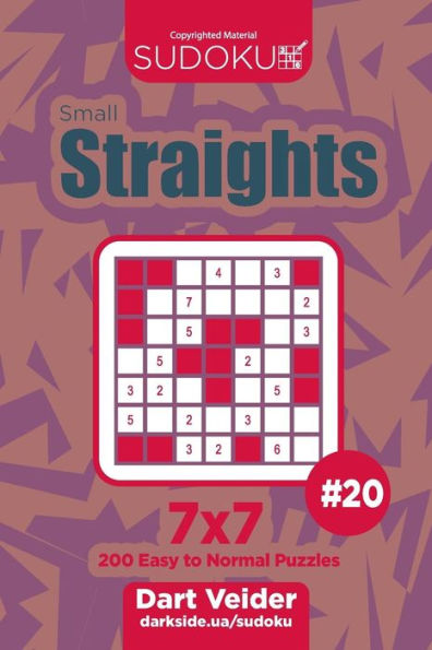 Sudoku Small Straights - 200 Easy To Normal Puzzles 7X7
