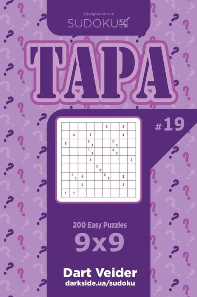 Sudoku Tapa - 200 Easy Puzzles 9X9