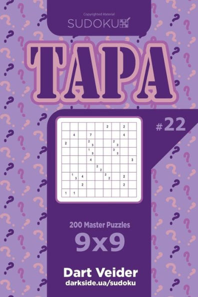 Sudoku Tapa - 200 Master Puzzles 9X9