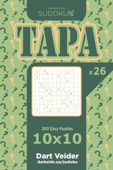 Sudoku Tapa - 200 Easy Puzzles 10X10