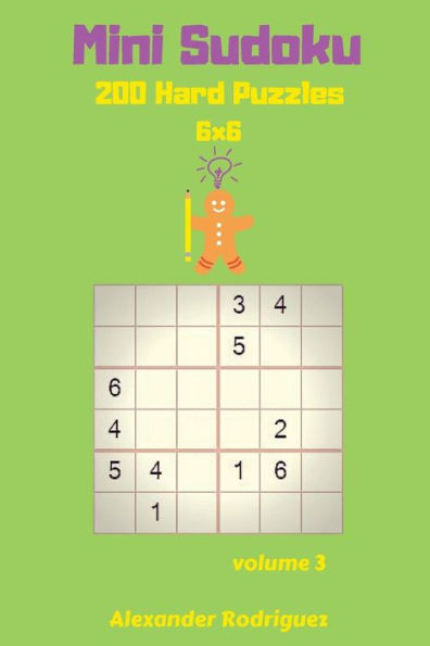 Mini Sudoku Puzzles -200 Hard 6X6