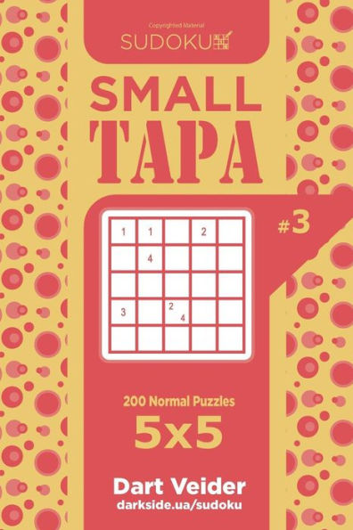 Sudoku Small Tapa - 200 Normal Puzzles 5X5