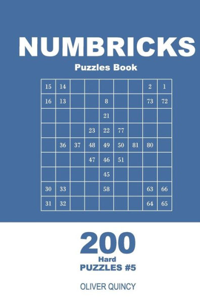 Numbricks Puzzles Book - 200 Hard Puzzles 9X9 - 9781719433518