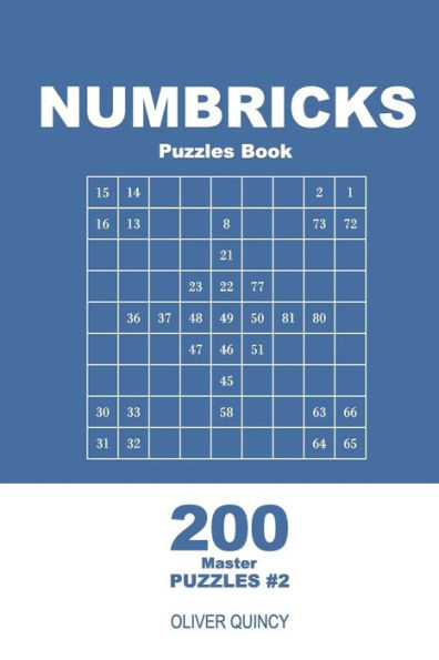 Numbricks Puzzles Book - 200 Master Puzzles 9X9 - 9781719433570