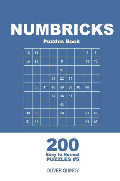 Numbricks Puzzles Book - 200 Easy To Normal Puzzles 9X9 - 9781719433747