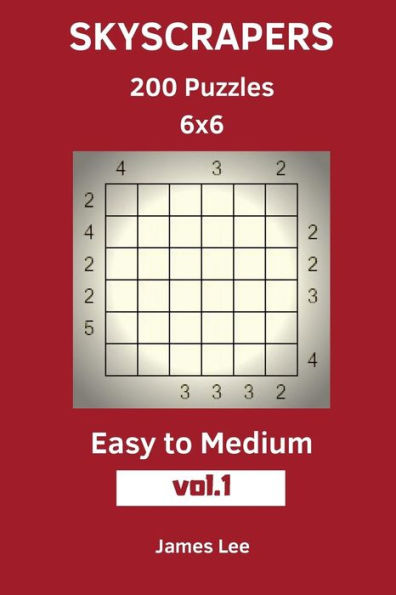 Skyscrapers Puzzles - 200 Easy To Medium 6X6