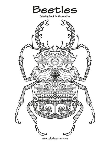 Beetles Coloring Book for Grown-Ups 1