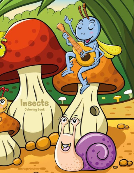 Insects Coloring Book 1