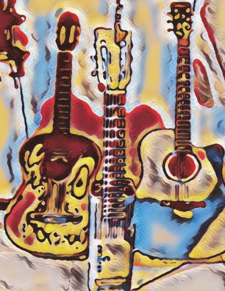 Guitar Sheet Music - 200 Pages - 8.5 x11: Sheet Music for Guitar designed for musicians, students, and teachers