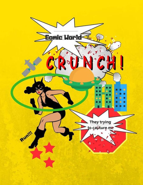 Comic World: 8 .5 x 11 Comic book with 200 pages and Glossy finish