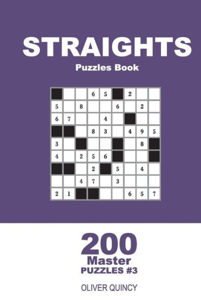 Straights Puzzles Book - 200 Master Puzzles 9X9 - 9781722013790