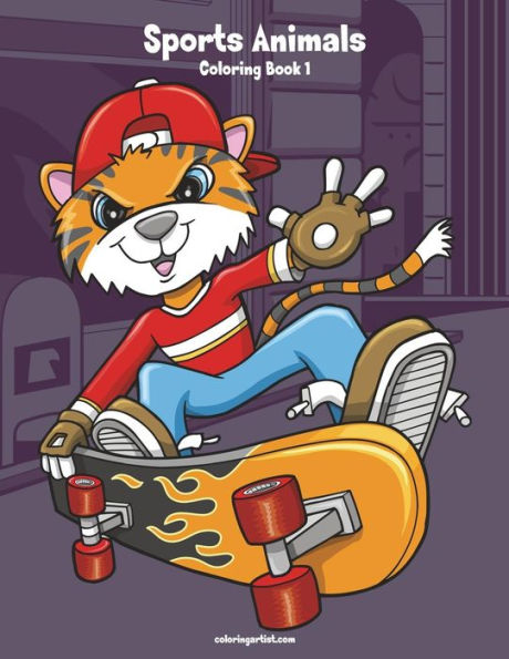Sports Animals Coloring Book 1
