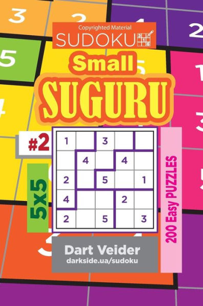 Sudoku Small Suguru - 200 Easy Puzzles 5X5