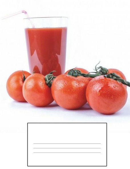 Make Your Own Tomato Juice Recipe Book : Large Writing Size Paper - 7. 44 X 9. 69
