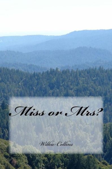 Miss Or Mrs? - 9781722799953