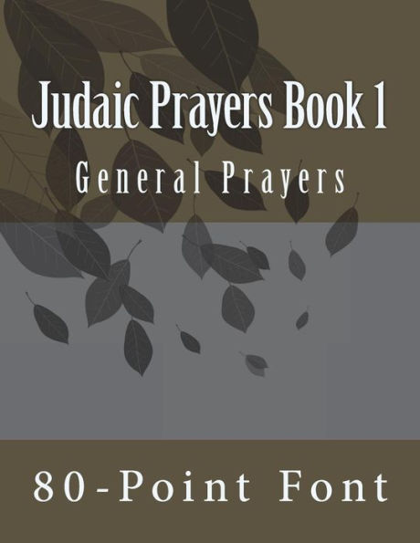 Judaic Prayers Book 1: General Prayers (Bright Reads Books)