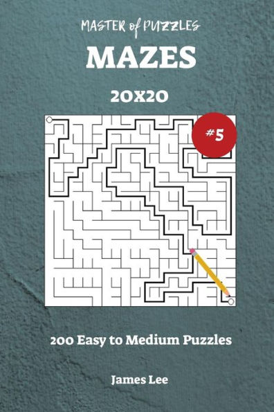 Master Of Puzzles Mazes - 200 Easy To Medium 20X20