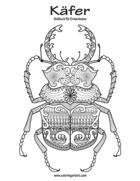 Käfer-Malbuch für Erwachsene 1 (German Edition)