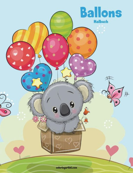 Ballons-Malbuch 1 (German Edition)