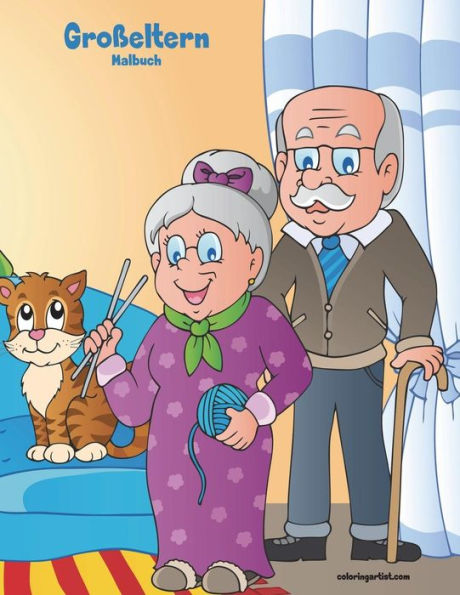 Großeltern-Malbuch 1 (German Edition)