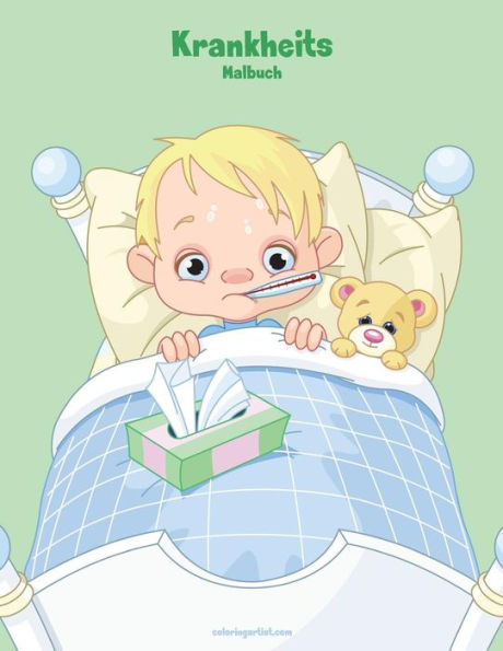 Krankheits-Malbuch 1 (German Edition)