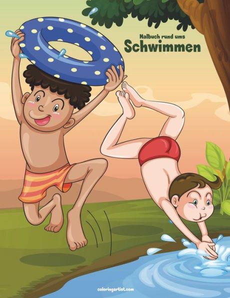 Malbuch Rund Ums Schwimmen 1