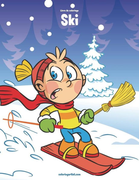 Livre De Coloriage Ski 1