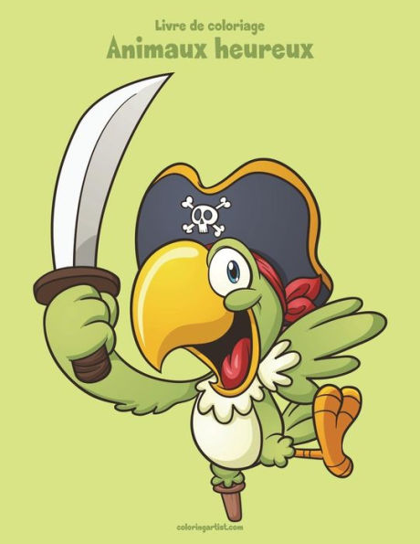 Livre De Coloriage Animaux Heureux 2