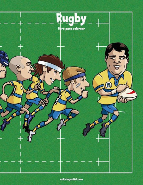 Rugby Libro Para Colorear 1