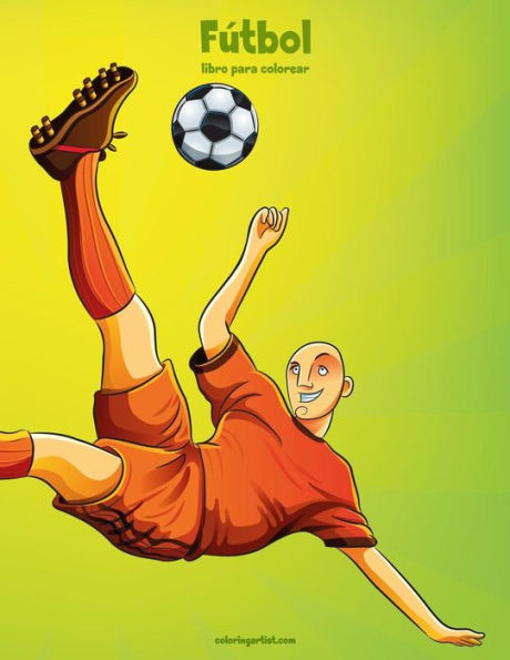 Fútbol libro para colorear 1 (Spanish Edition)