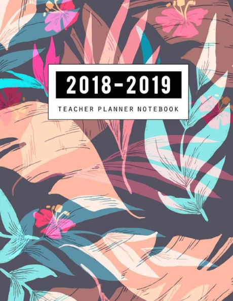 2018-2019 Teacher Notebook: Teaching Plan Book, Lesson Plan and Record Book, Lesson Plan Book For Teachers, Teacher Lesson, Classroom Organization (August 2018-December 2019)