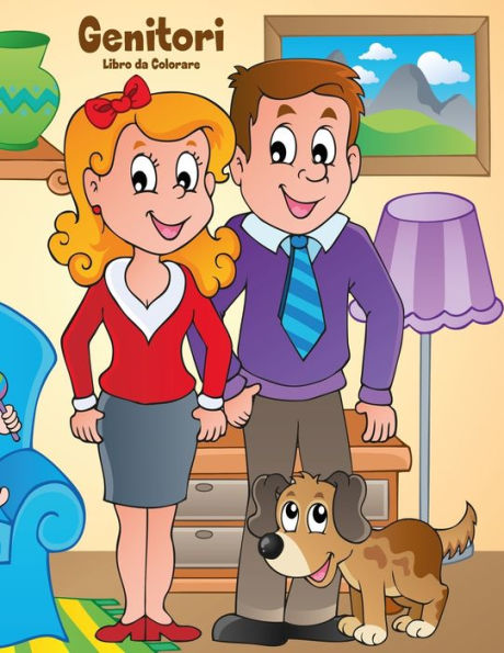 Genitori Libro da Colorare 1 (Italian Edition)