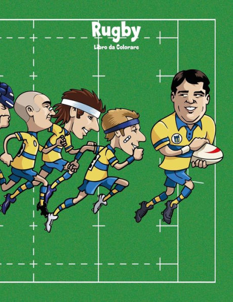 Rugby Libro Da Colorare 1