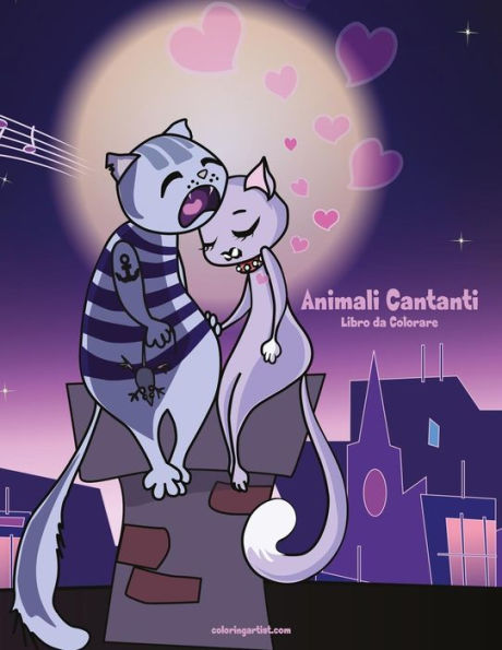 Animali Cantanti Libro da Colorare 1 (Italian Edition)